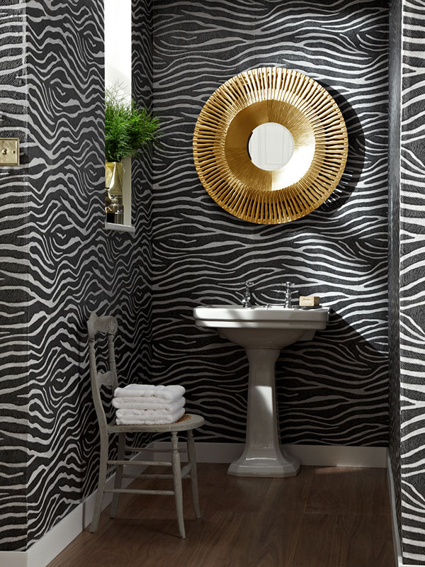 Serengeti Zebra Print Wallpaper 670300