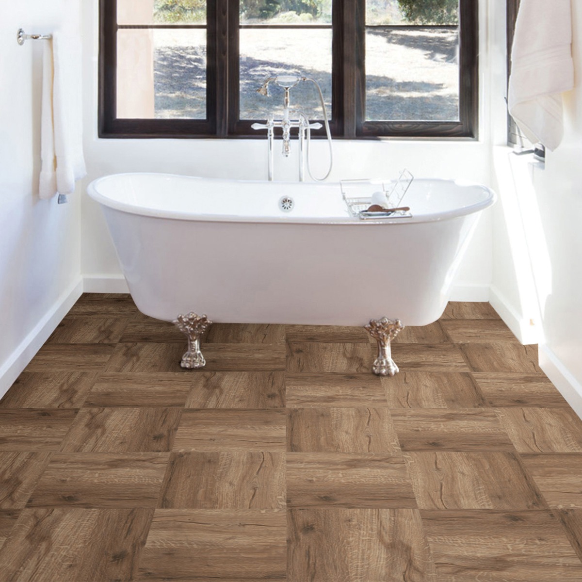 Peel And Stick Floor Tiles Pickling FP3319