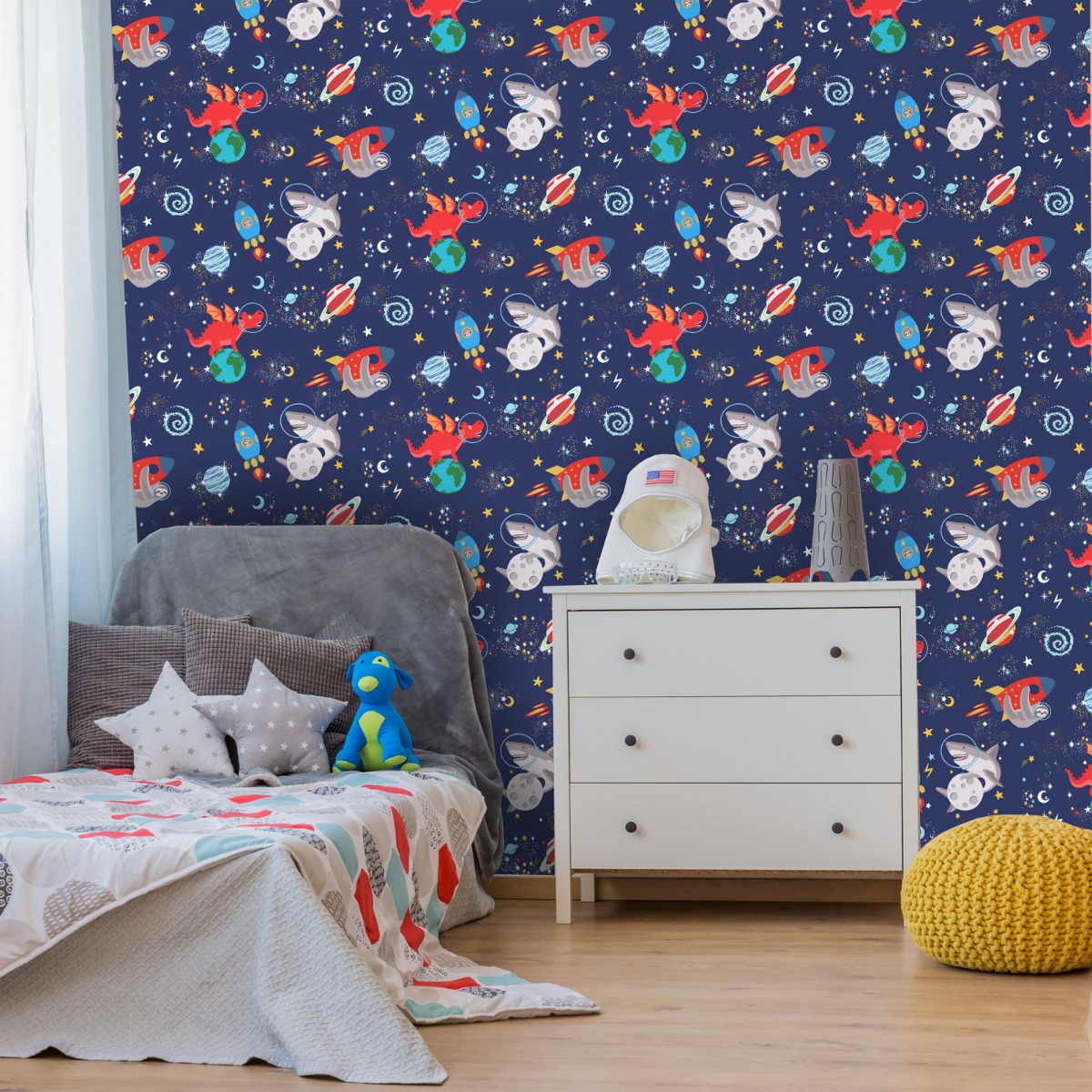 Space-Themed Wallpaper From Out Of This World World of Wallpaper USA