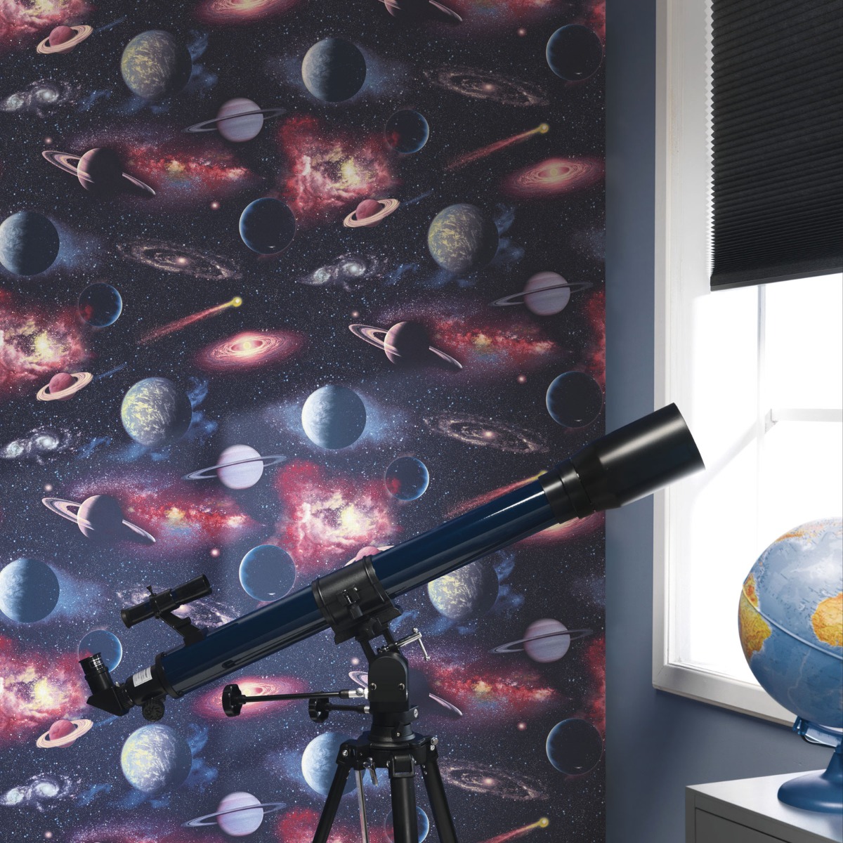 Space Planets Wallpaper Multi Rasch 815429