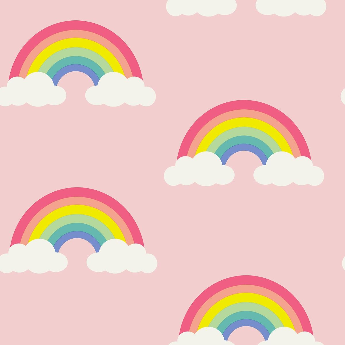 nhs rainbow covid wallpaper baby pink