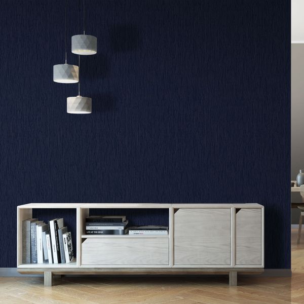dark blue vinyl wallpaper