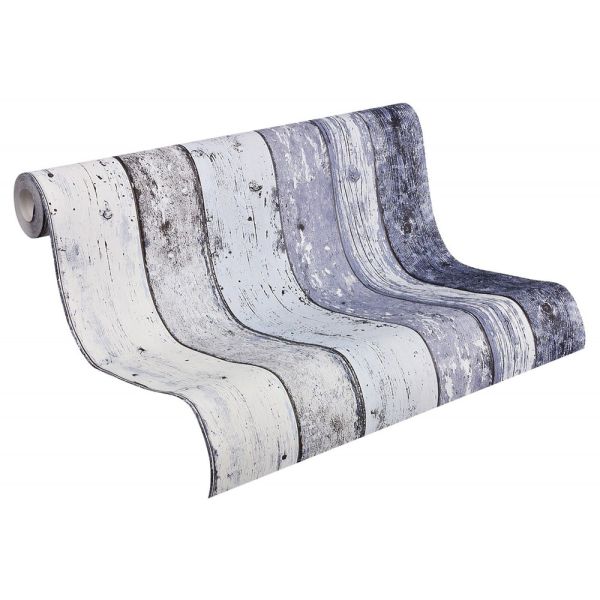 distressed panel wallpaper