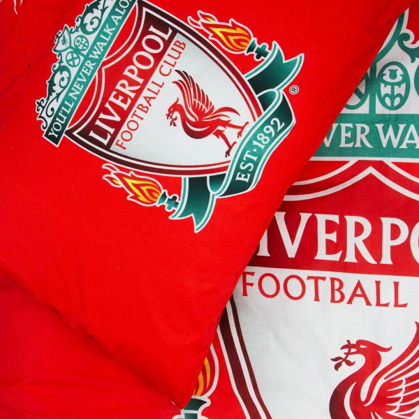 Liverpool FC Never Walk Alone Single Duvet Cover and Pillowcase