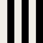 Exclusive Regency Stripe Wallpaper Black / Cream World of Wallpaper 1123 - Bedrooms, Living Rooms, Hallways