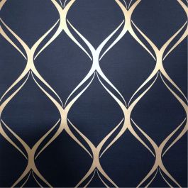 amira glitter geo wallpaper   navy
