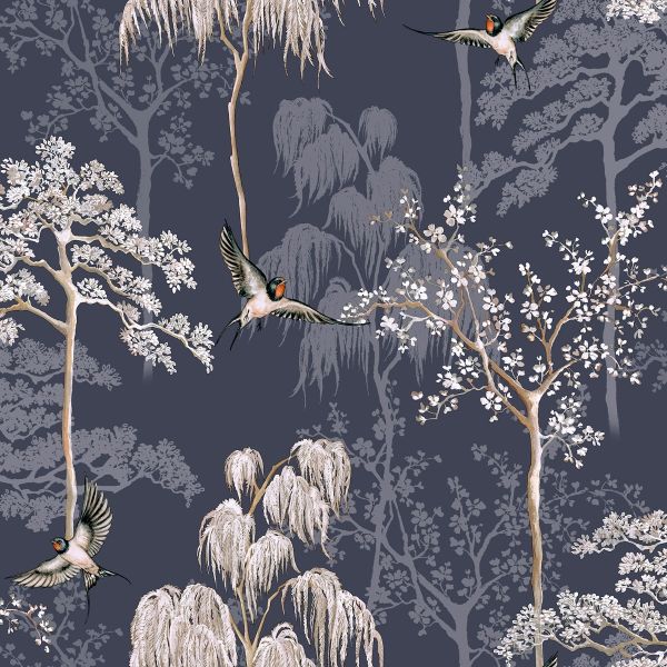 Arthouse Mystical Forest White Multi Wallpaper Birds and Plants Natural  Home Décor  Amazonin Home Improvement