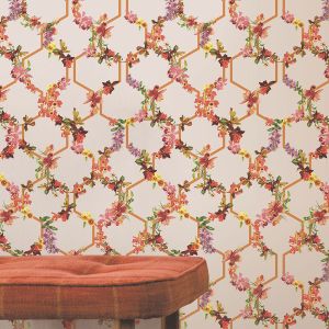 Ted Baker Fantasia Collection Lost Garden Trelise Wallpaper Pink 12646