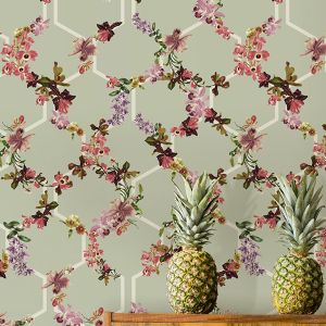 Wallpaper 12647 Lost Gardens Ted Baker Fantasia Collection Trelise Green 