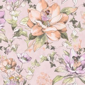 Floral Fairies Wallpaper Pink Holden 13211