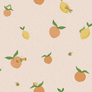 Tutti Fruity Wallpaper Soft Coral / Orange Holden 132711