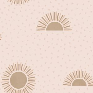 Sunbeam Wallpaper Pink / Gold Holden 13321