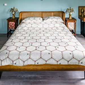 The Chateau by Angel Strawbridge Honeycomb Single Duvet Cover Set Cream