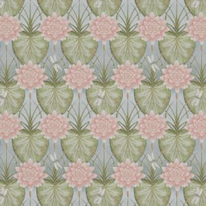 The Chateau By Angel Strawbridge The Lily Garden Eau De Nil Fabric LIL/EDN/14000FA-Sold by the metre