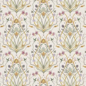 The Chateau By Angel Strawbridge The Lily Garden Eau De Nil Fabric LIL/EDN/14000FA A5 SAMPLE