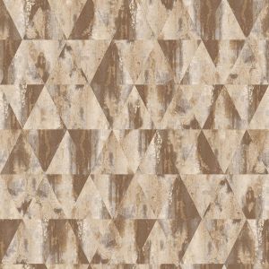 Grunge Collection Wallpaper Rusty Triangles Wallpaper Brown  Galerie G45335