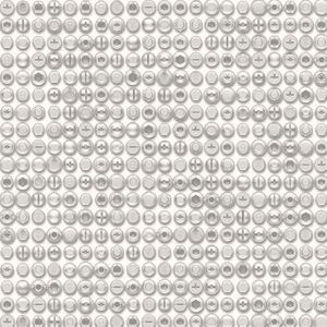 Grunge Collection Wallpaper Nuts & Bolts Silver Galerie G45364