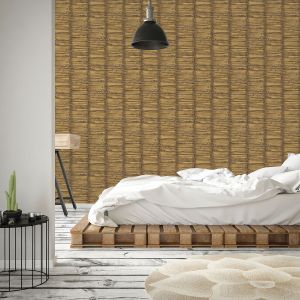 Global Fusion Bamboo Wallpaper Brown G56387