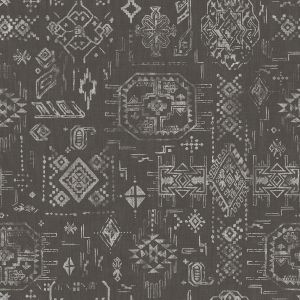 Global Fusion Aztec Wallpaper Black G56385