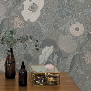 Anemone Apelviken 2  Wallpaper Grey Galerie 44102
