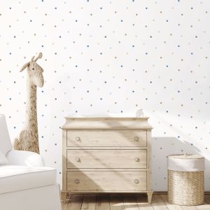 Tiny Tots 2 Dots Wallpaper Beige Grey Tan Galerie G78365