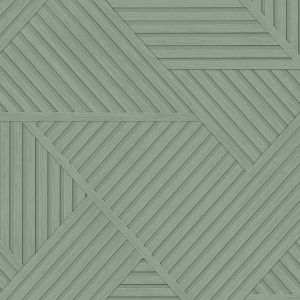 Wood Geometric Wallpaper Sage Holden 13200 