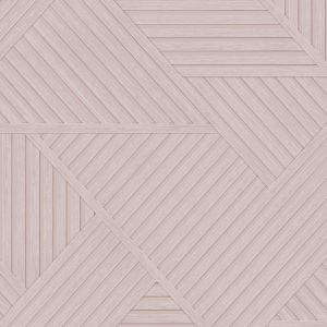 Wood Geometric Wallpaper Pink Holden 13203
