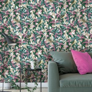 Muriva Floral Wallpaper Wallpapers For Sale | UK