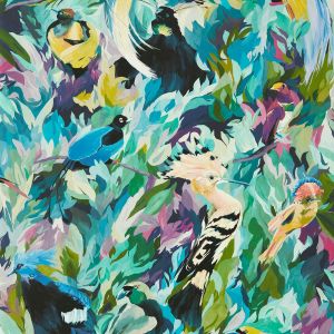 Harlequin Dance of Adornment Wallpaper Wilderness / Nectar / Pomegranate HTEW112763 SAMPLE