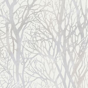 Tree Branches Wallpaper White and Silver - AS Creation 30094-1