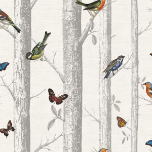 Holden Epping Birds on Branches Wallpaper - White 12231 | Feature 