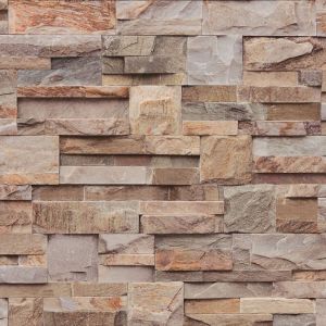 Muriva Slate Stone Wallpaper - Natural - J274-08