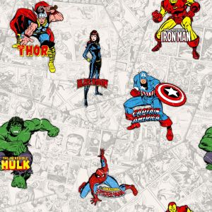 Marvel Heroes Wallpaper Multi Muriva 159503