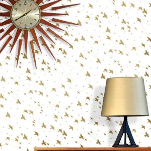 Star-ling Wallpaper Snow and Gold Mini Moderns AZDPT029SN