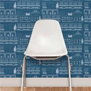 Do You Live in a Town? Wallpaper Blueprint Mini Moderns AZDPT001BP