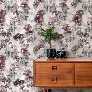 Ted's Enchanted Collection Vanilla Wallpaper-Blush, Ted Baker 12488