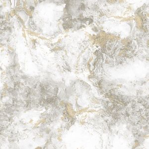 Luxe Collection Marble Vinyl Wallpaper Grey / Gold World of Wallpaper WOW088