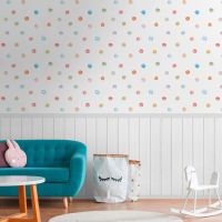 Watercolour Dots Wall Panel Vinyl Wallpaper Multi AS Creation 39814-1