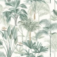 King Palm Wallpaper Green Arthouse 