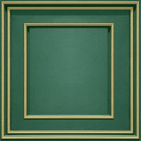 Forbidden Fruit Panel Wallpaper Green / Gold Belgravia 39005
