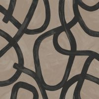 Linear Swirl Wallpaper Taupe Holden 13460