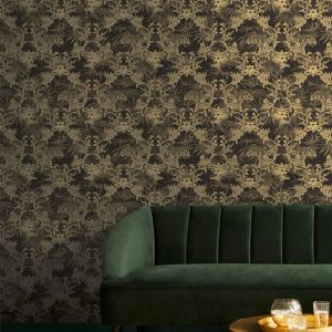 Black Gold Wallpaper Ted Baker Fantasia Collection Kingdom 12587
