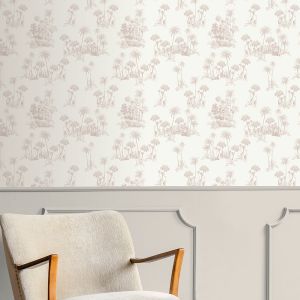 Laurel Wallpaper 12597 Ted Baker Fantasia Collection Cream 