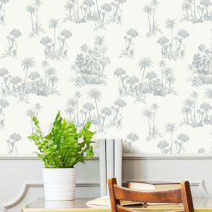 Ted Baker Fantasia Collection Laurel Wallpaper White 12599
