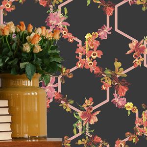 Ted Baker Fantasia Collection Lost Garden Trelise Wallpaper Black 12649