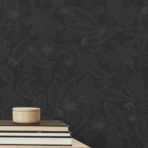 Wallpaper Black Monflo Ted Baker Fantasia Collection 12704 