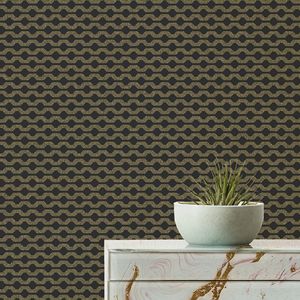 Ted Baker Fantasia Collection Mano Wallpaper Black Pearlescent 12711