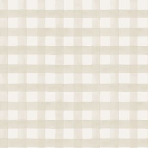 Watercolour Gingham Wallpaper Beige Holden 13290