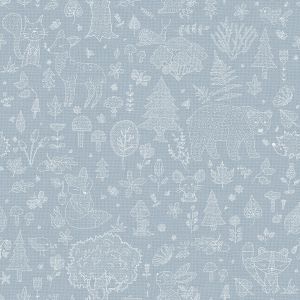 Little Explorers 2 Wallpaper Forest Kingdom Blue Galerie 14806