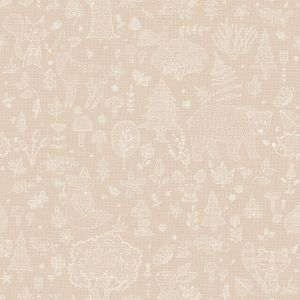 Little Explorers 2 Wallpaper Forest Kingdom Beige Galerie 14809